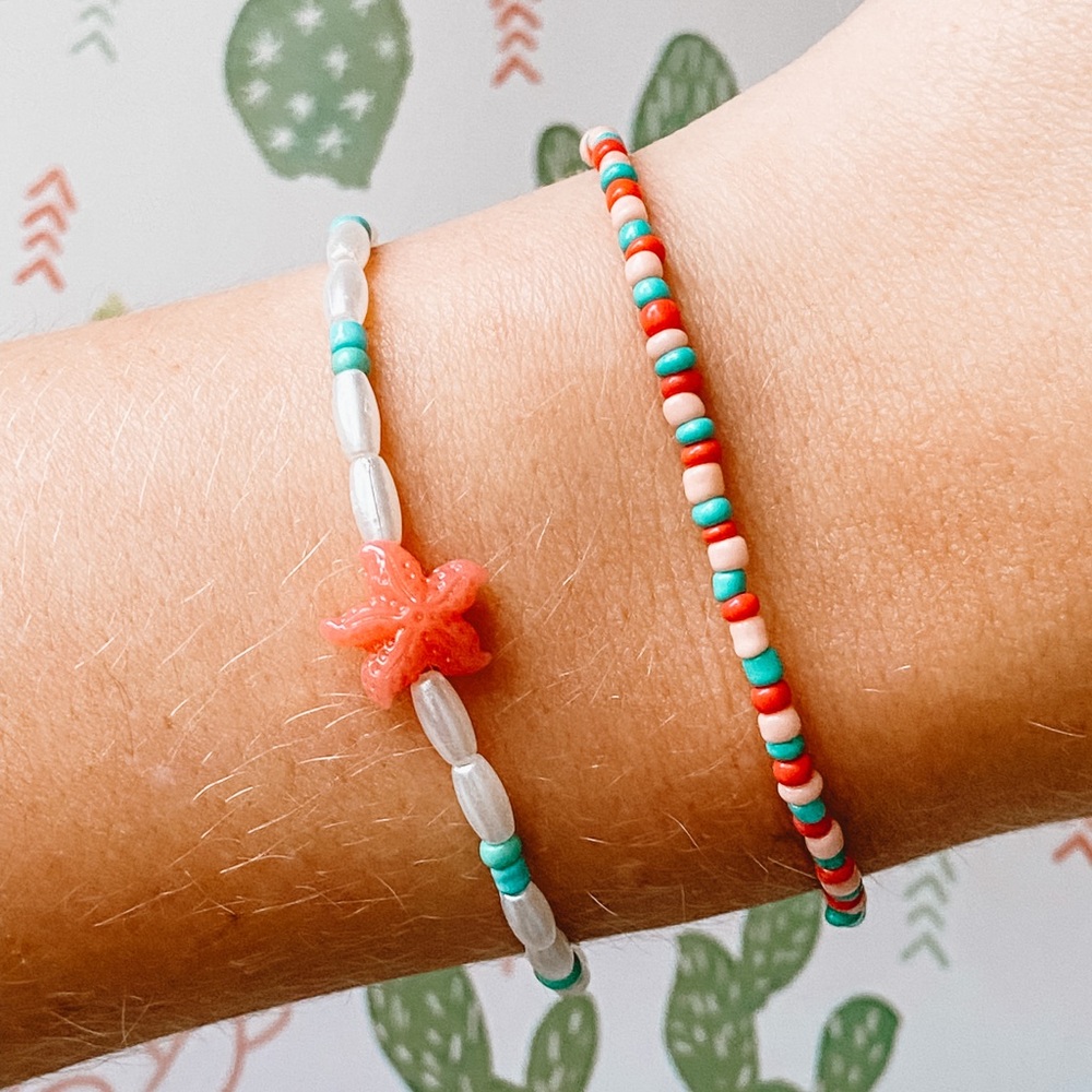 Beach summer beaded bracelet